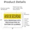 Signmission Facility Protected By Alarm Spanish OSHA Security Notice Sign, Vinyl Decal, 5in W x 3.5in L, 2PK OS-2PACK-SN-D-35-L-11539 - alternate 6